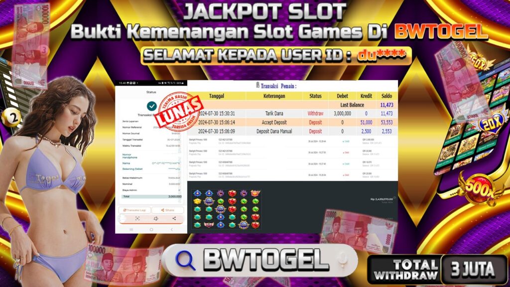 BUKTI JACKPOT SLOT STARLIGHT PRINCESS 1000 TERPERCAYA DI INDONESIA TGL 30-07-2024